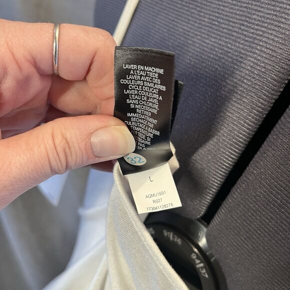 AXCESS LIZ CLAIBORNE Spaghetti Strap Soft White Cami Top Women's Size Large NWT - Picture 9 of 9